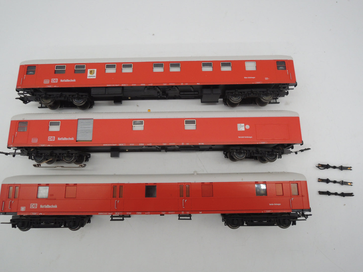 Märklin H0 - 49953 - 3-delige hulpwagenset Tbv Goliath van de DB