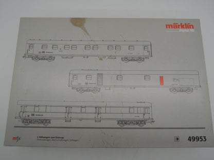 Märklin H0 - 49953 - 3-delige hulpwagenset Tbv Goliath van de DB