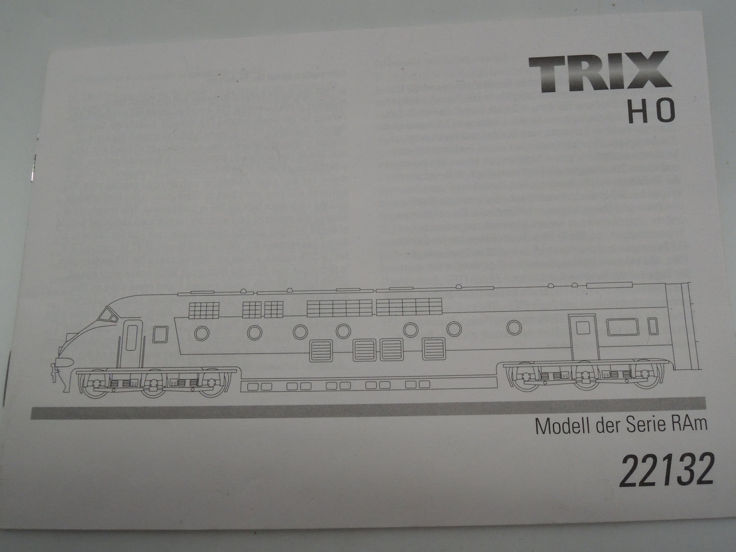 Trix H0 - 22132 - 4-delige RAm TEE van de SBB-CFF - Digitaal