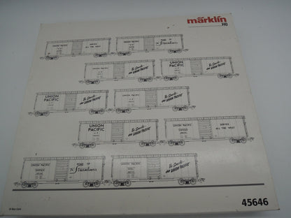 Märklin H0 - 45646 - Set van tien boxcars van de Union Pacific Railroad
