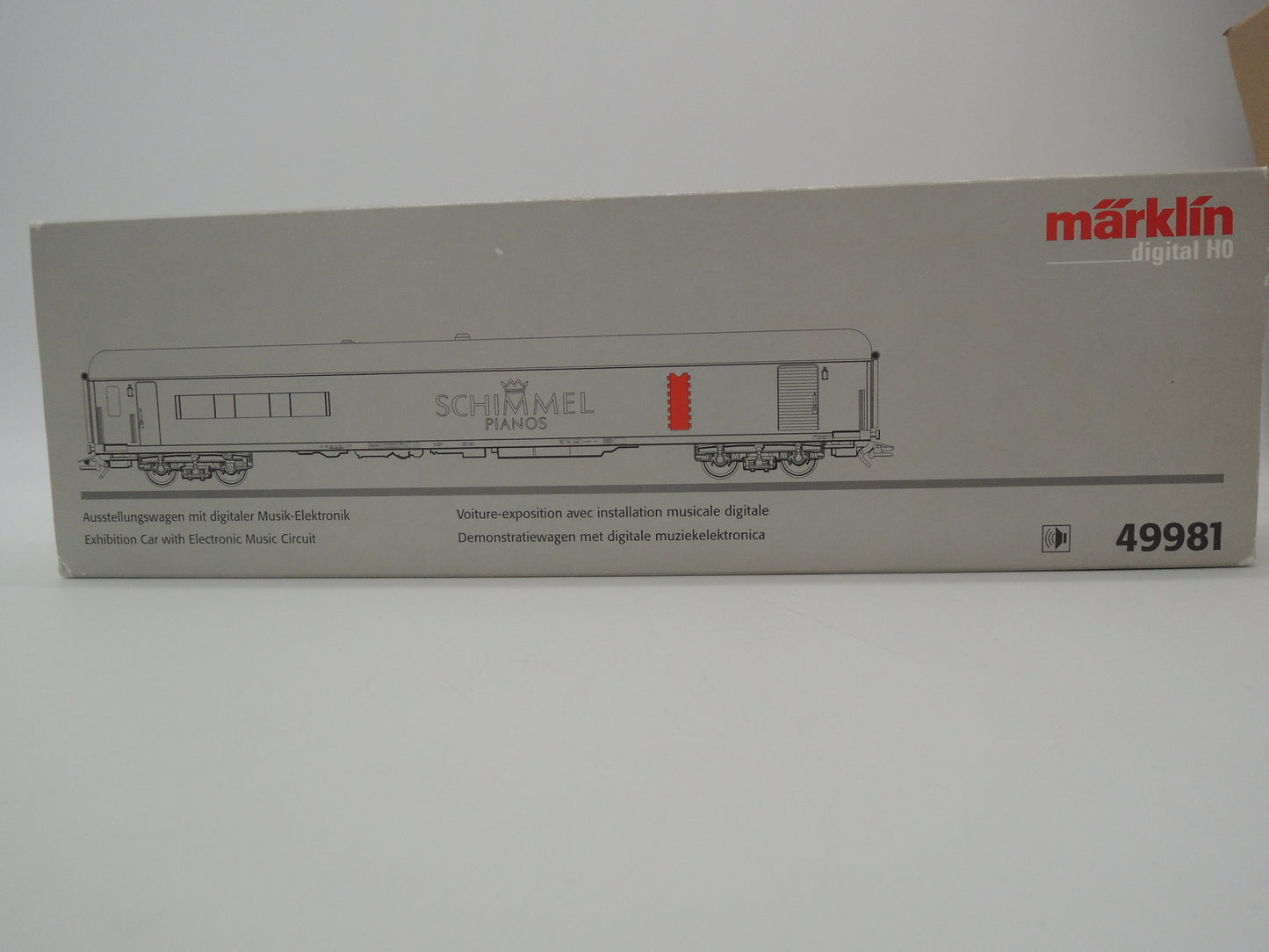 Märklin H0 - 49981 - Muziekrijtuig "Schimmel pianos" met geluid