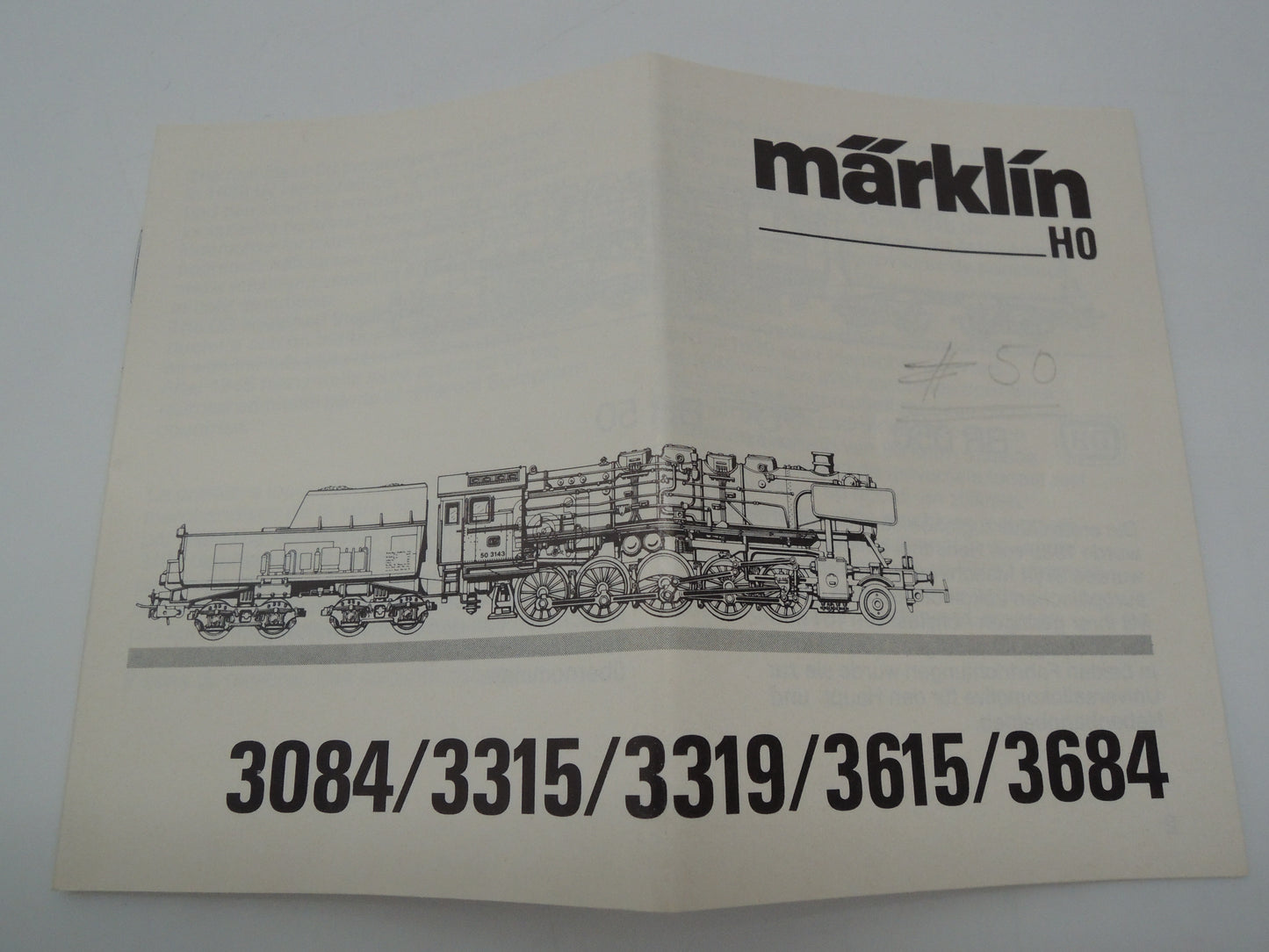 Märklin H0 - 3319 - Stoomloc met tender, BR 50 van de ÖBB - Digitaal