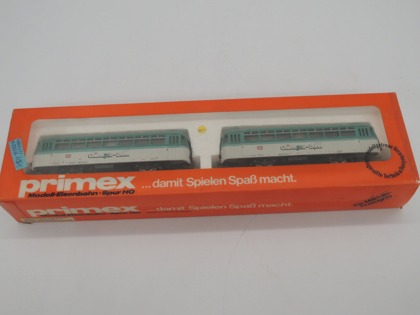 Primex H0 - 3012 - Railbus met bijwagen "Chiemgau-Bahn" - Digitaal