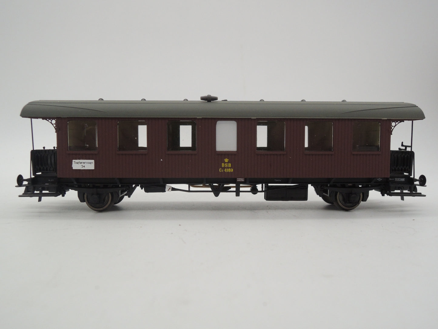 Hobbytrade H0 - 51007 - 2-assige personenwagen CU 1469 van de DSB