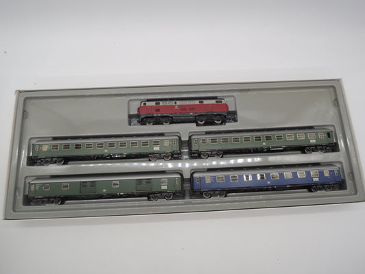 Märklin H0 - 2864 - Treinset met V160 "Lollo" en 4 sneltreinrijtuigen UIC-x van de DB - Analoog