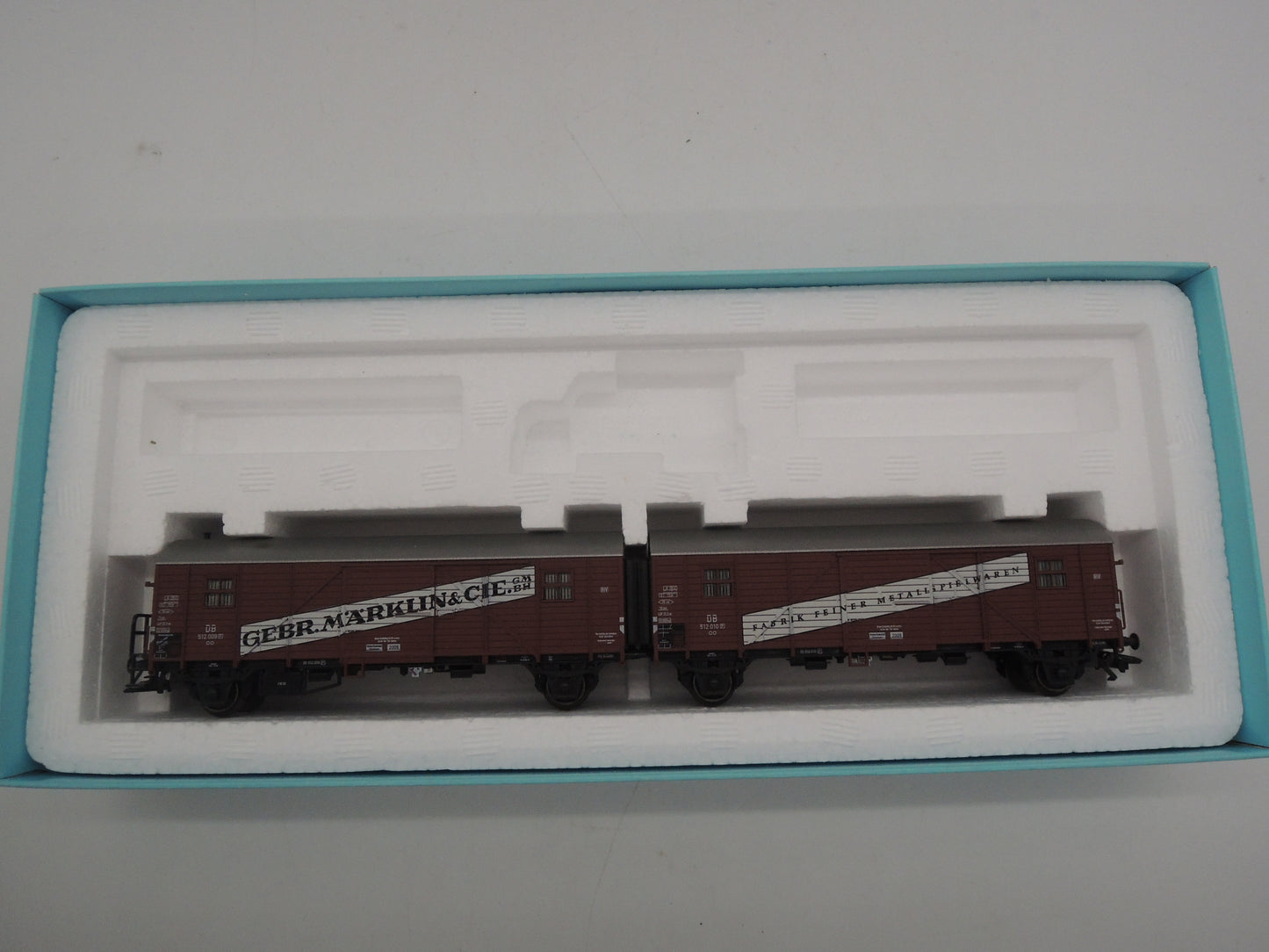 Märklin H0 - 48009 - Wagenpaar „Leig-eenheid” type Gllmghs 37 van de DB