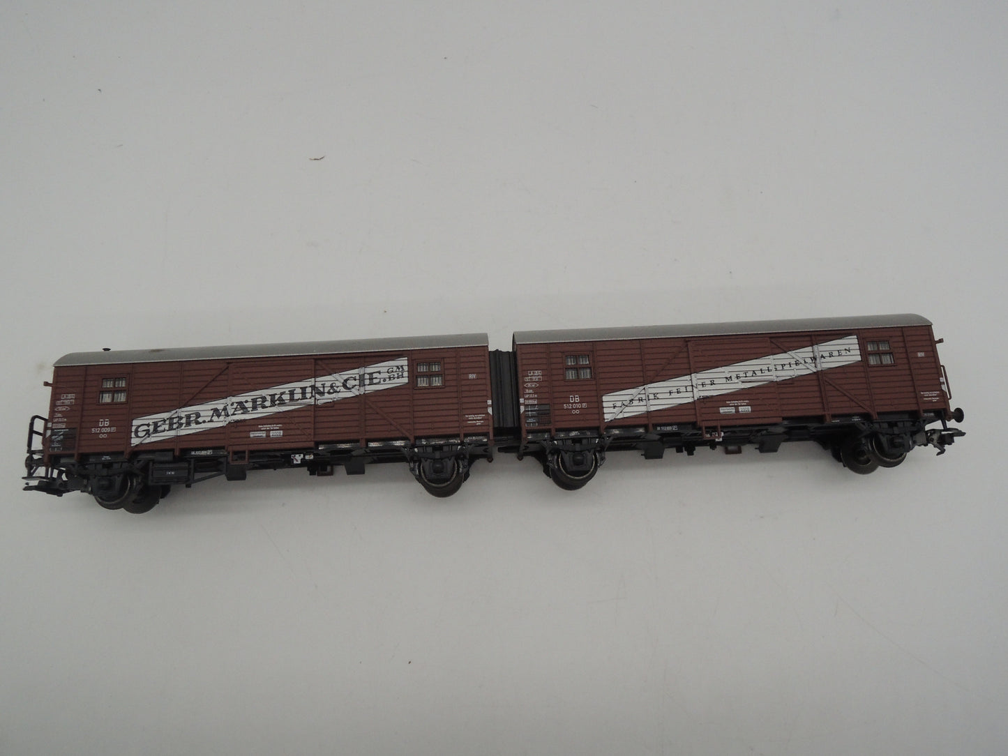 Märklin H0 - 48009 - Wagenpaar „Leig-eenheid” type Gllmghs 37 van de DB