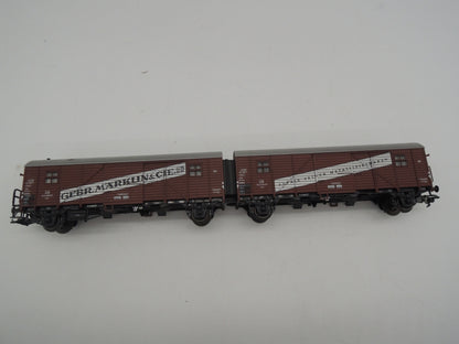 Märklin H0 - 48009 - Wagenpaar „Leig-eenheid” type Gllmghs 37 van de DB