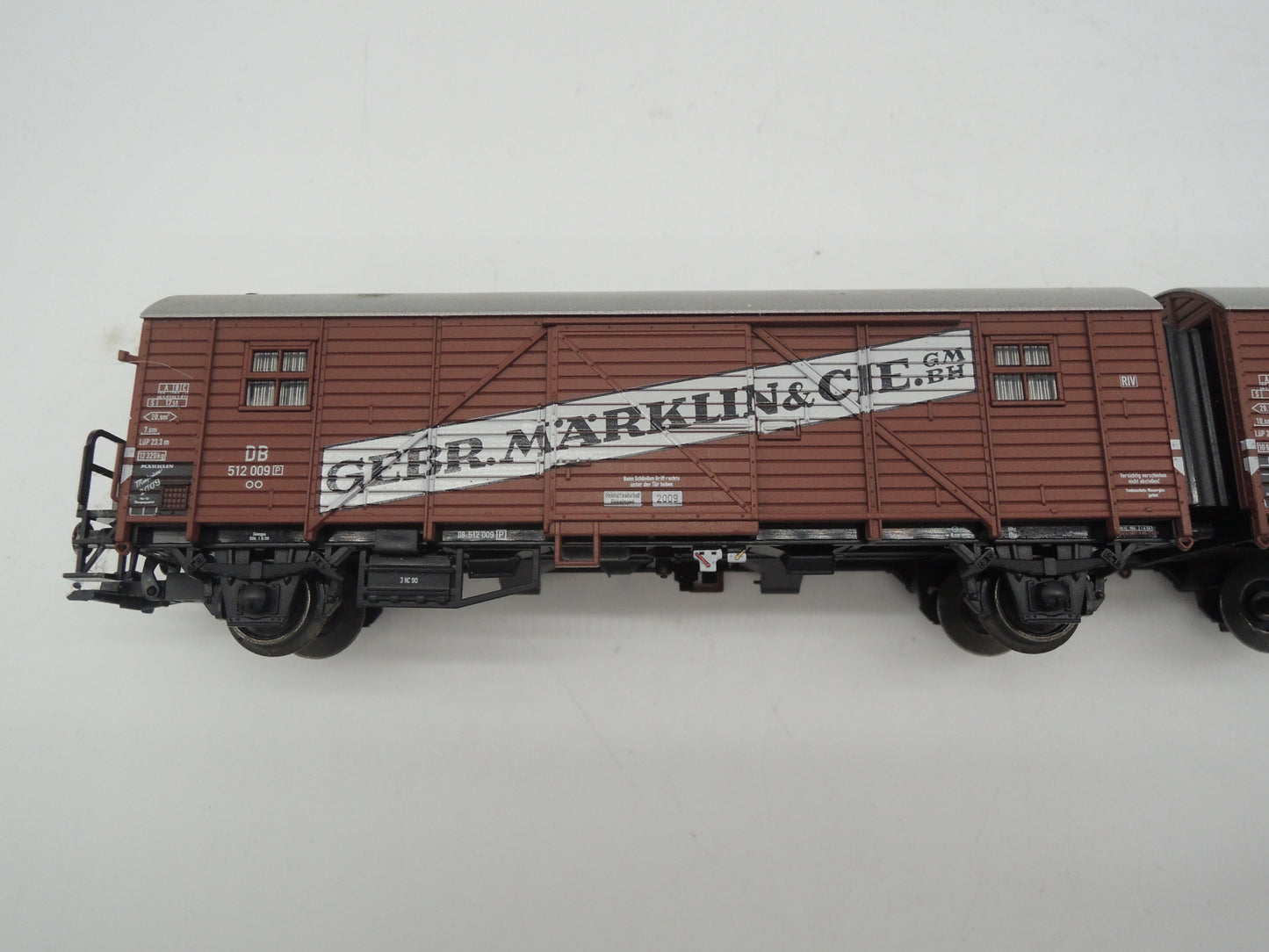 Märklin H0 - 48009 - Wagenpaar „Leig-eenheid” type Gllmghs 37 van de DB