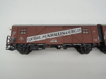 Märklin H0 - 48009 - Wagenpaar „Leig-eenheid” type Gllmghs 37 van de DB
