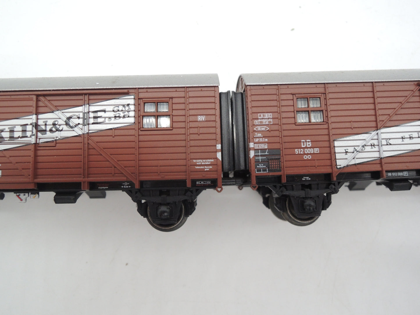 Märklin H0 - 48009 - Wagenpaar „Leig-eenheid” type Gllmghs 37 van de DB