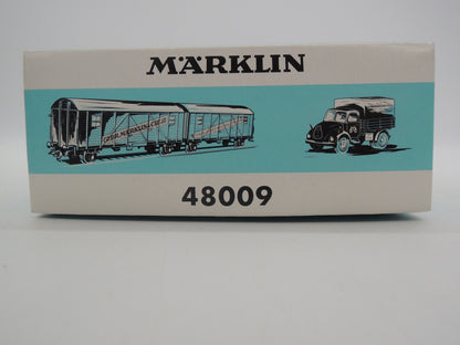 Märklin H0 - 48009 - Wagenpaar „Leig-eenheid” type Gllmghs 37 van de DB
