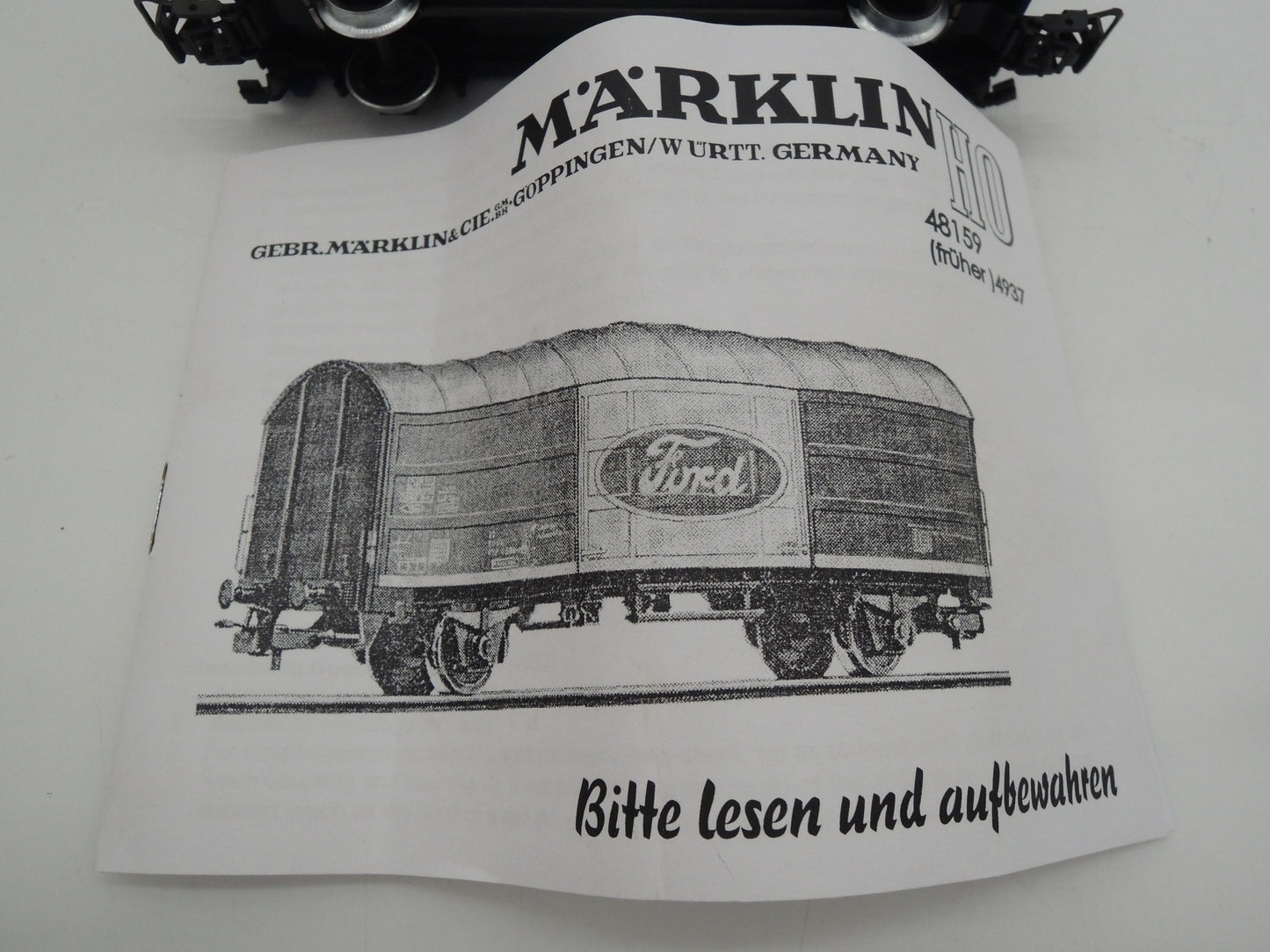 Märklin H0 - 48159 - Gesloten goederenwagen "Ford" van de DB - Insider