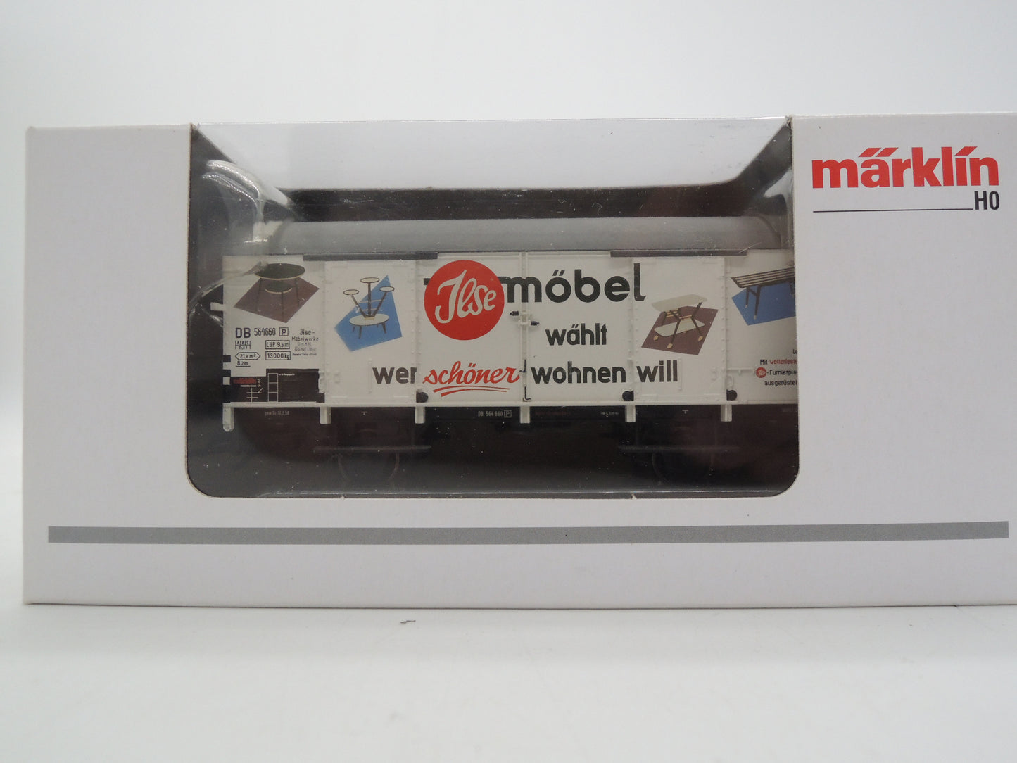 Märklin H0 - 48165 - Gesloten goederenwagen met tondak van de DB - Insider