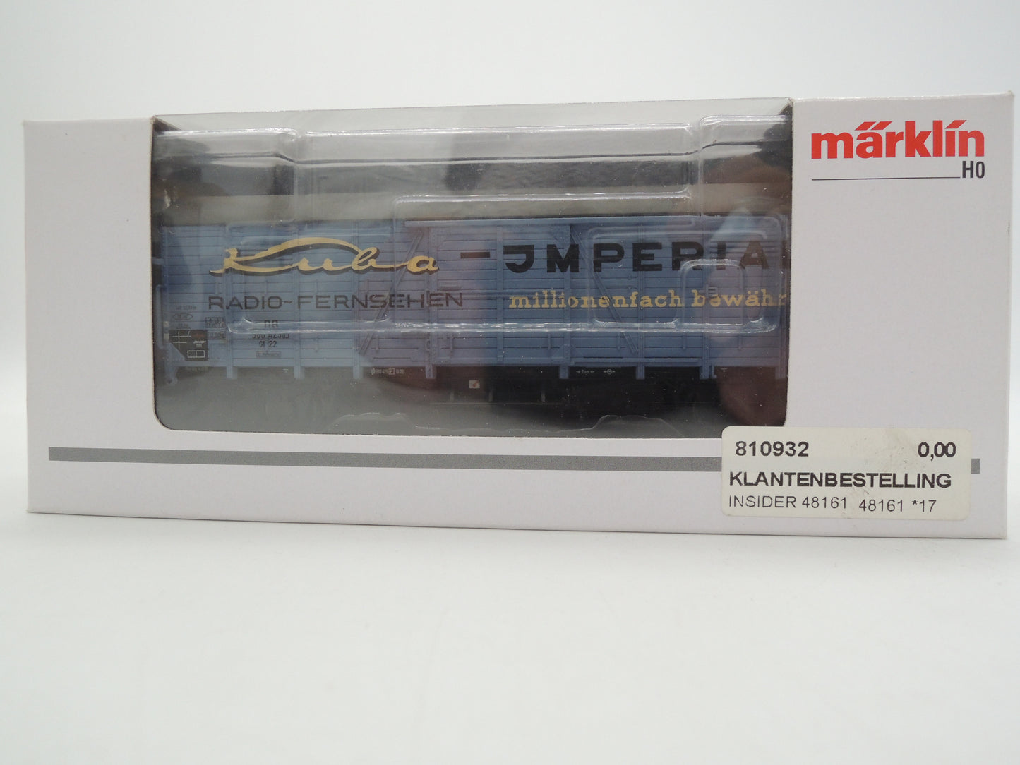 Märklin H0 - 48161 - Gesloten goederenwagen van de DB - Insider