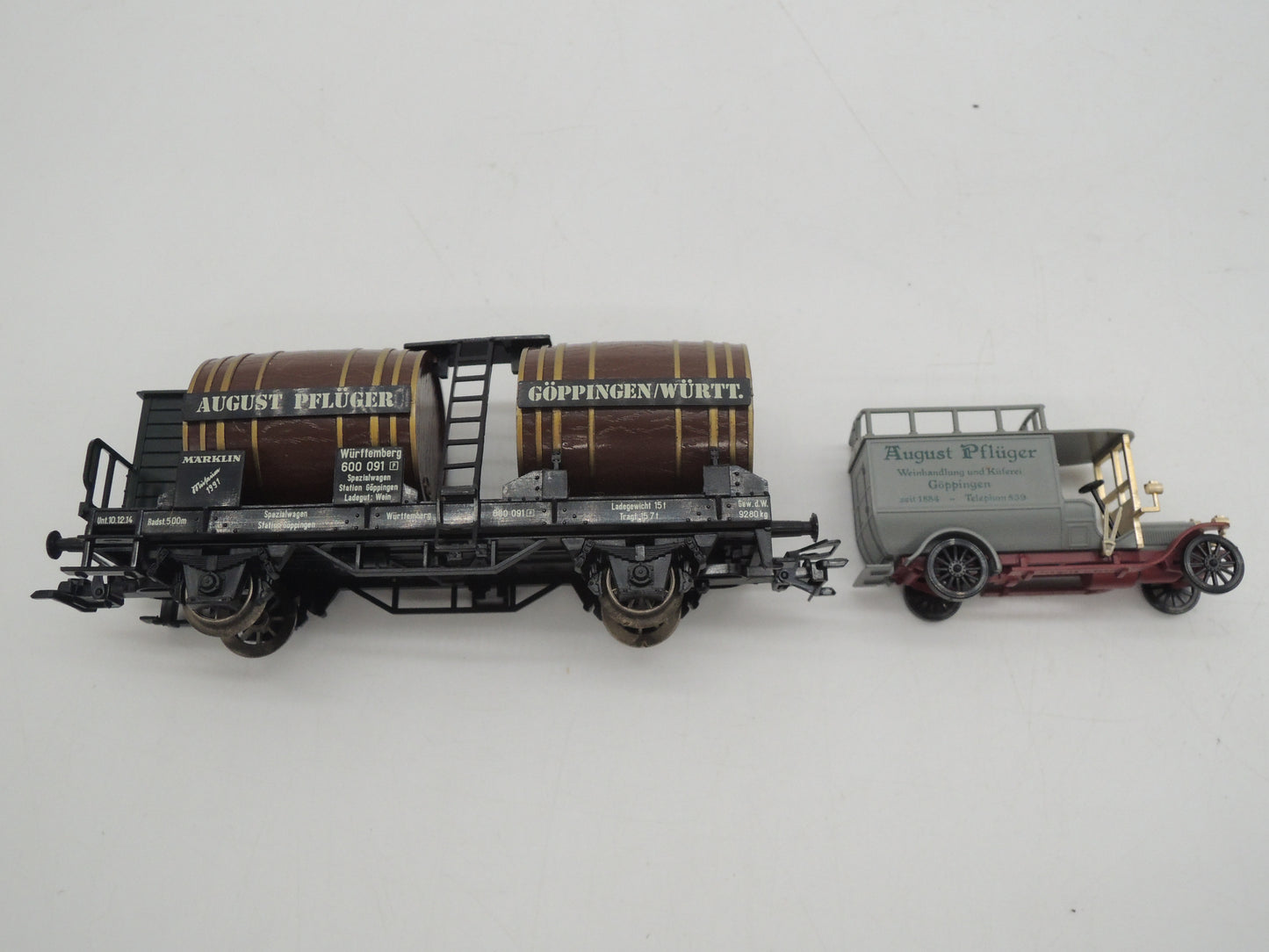 Märklin H0 - Museum 1991 - Vatenwagen "August Pflüger" van de K.W.St.E.