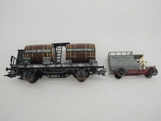 Märklin H0 - Museum 1991 - Vatenwagen "August Pflüger" van de K.W.St.E.