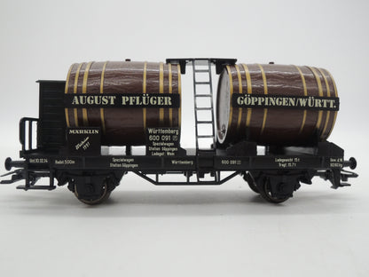 Märklin H0 - Museum 1991 - Vatenwagen "August Pflüger" van de K.W.St.E.