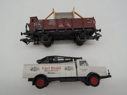 Märklin H0 - Museum 2003 - Open goederenwagen, met lading van de DRG