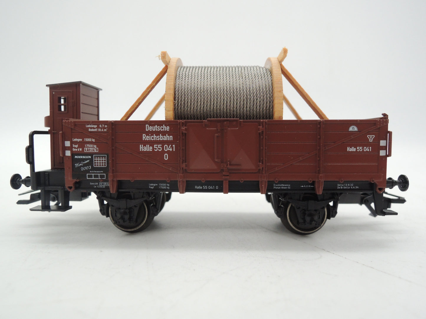 Märklin H0 - Museum 2003 - Open goederenwagen, met lading van de DRG
