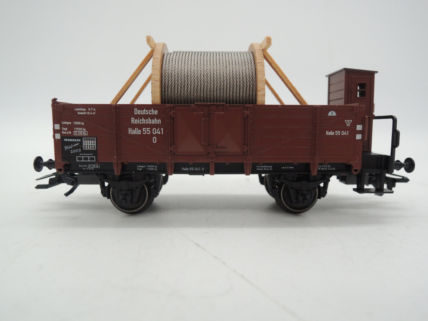 Märklin H0 - Museum 2003 - Open goederenwagen, met lading van de DRG