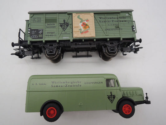 Märklin H0 - Museum 2005 - Gesloten goederenwagen van de DRG