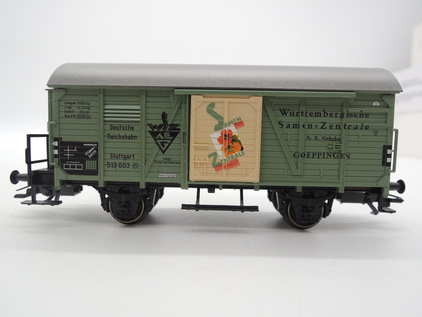 Märklin H0 - Museum 2005 - Gesloten goederenwagen van de DRG