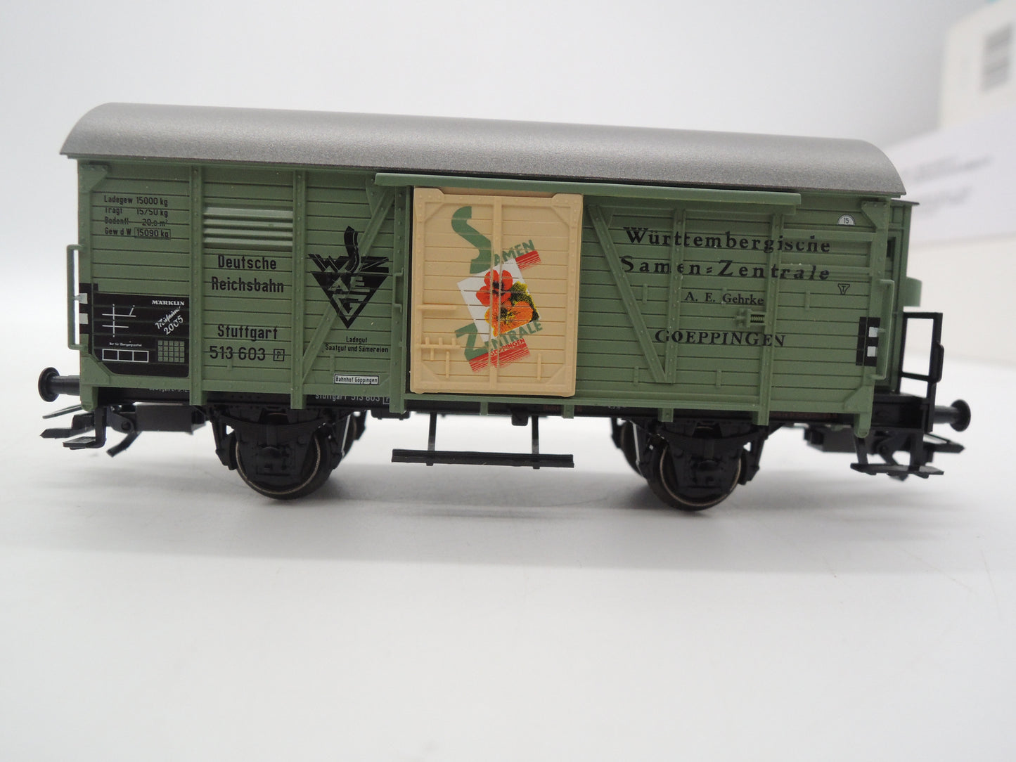Märklin H0 - Museum 2005 - Gesloten goederenwagen van de DRG