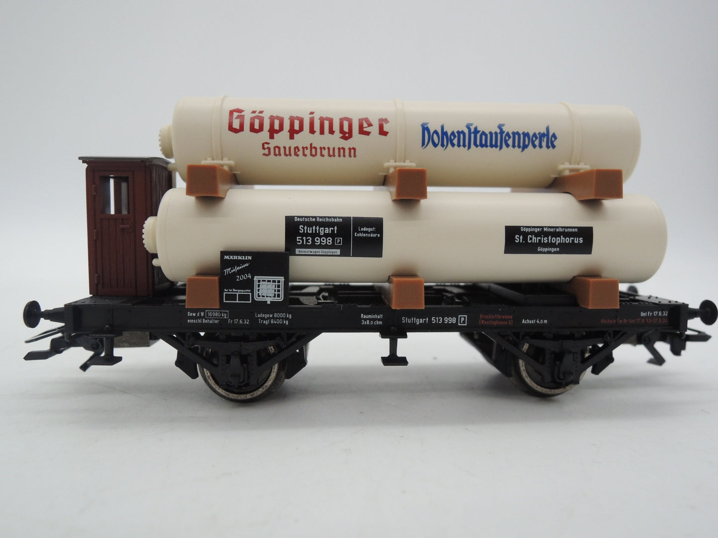 Märklin H0 - Museumwagen 2004 - Gasfleswagen "Göppinger Sauerbrunn"