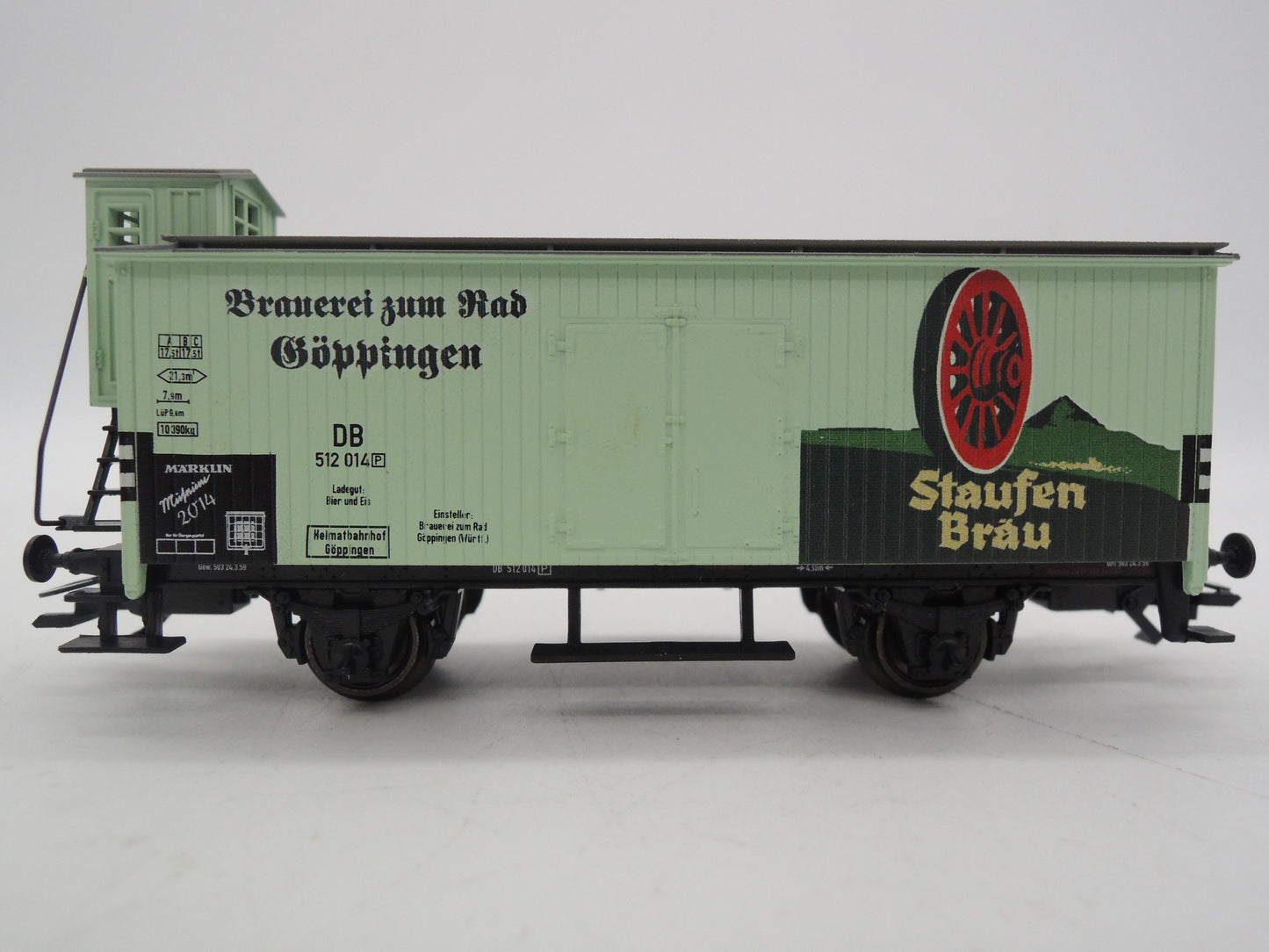 Märklin H0 - 48114/Museumwagen 2014 - Gesloten goederenwagen "Staufen Bräu" van de DB