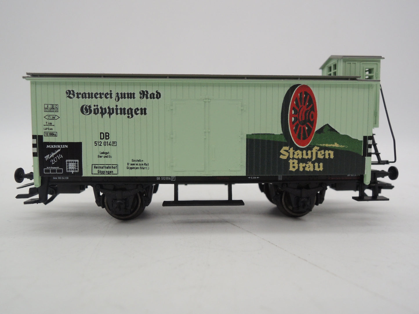 Märklin H0 - 48114/Museumwagen 2014 - Gesloten goederenwagen "Staufen Bräu" van de DB
