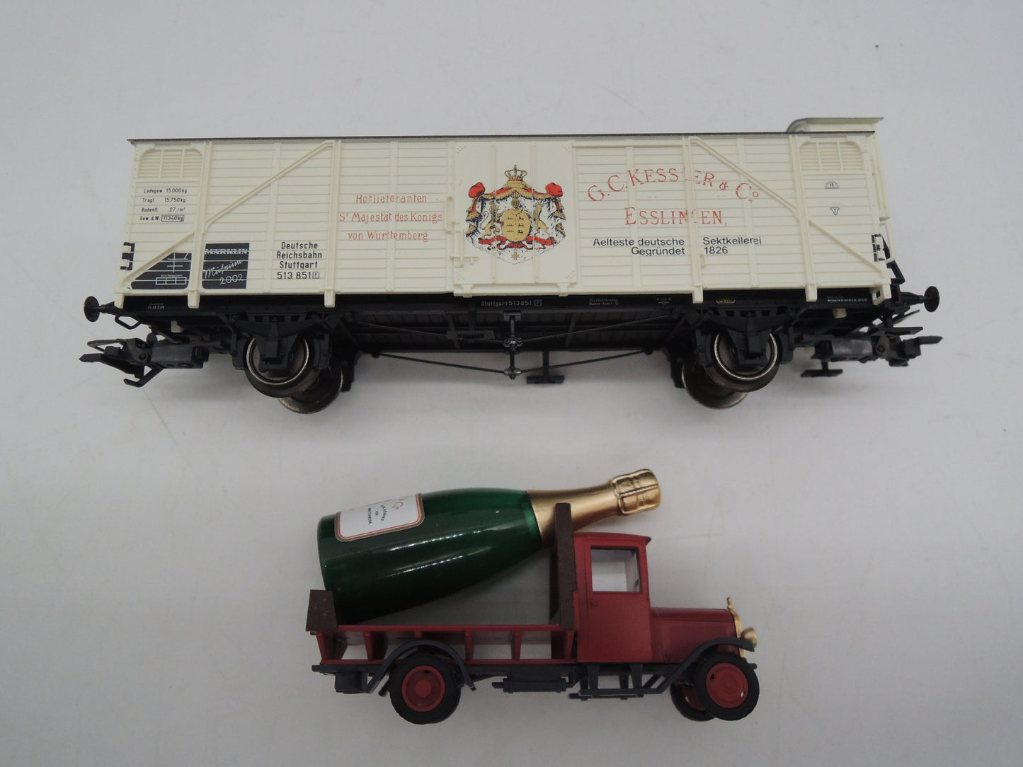 Märklin H0 - Museum 2002 (48002) - Gesloten goederenwagen "G.C. Kessler & Co" van de DRG