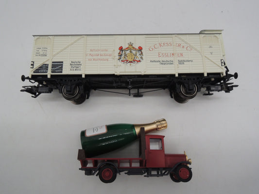 Märklin H0 - Museum 2002 (48002) - Gesloten goederenwagen "G.C. Kessler & Co" van de DRG