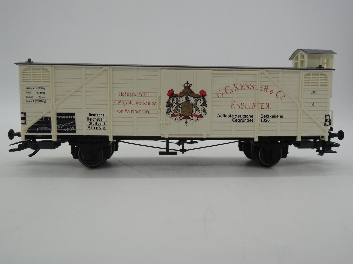 Märklin H0 - Museum 2002 (48002) - Gesloten goederenwagen "G.C. Kessler & Co" van de DRG
