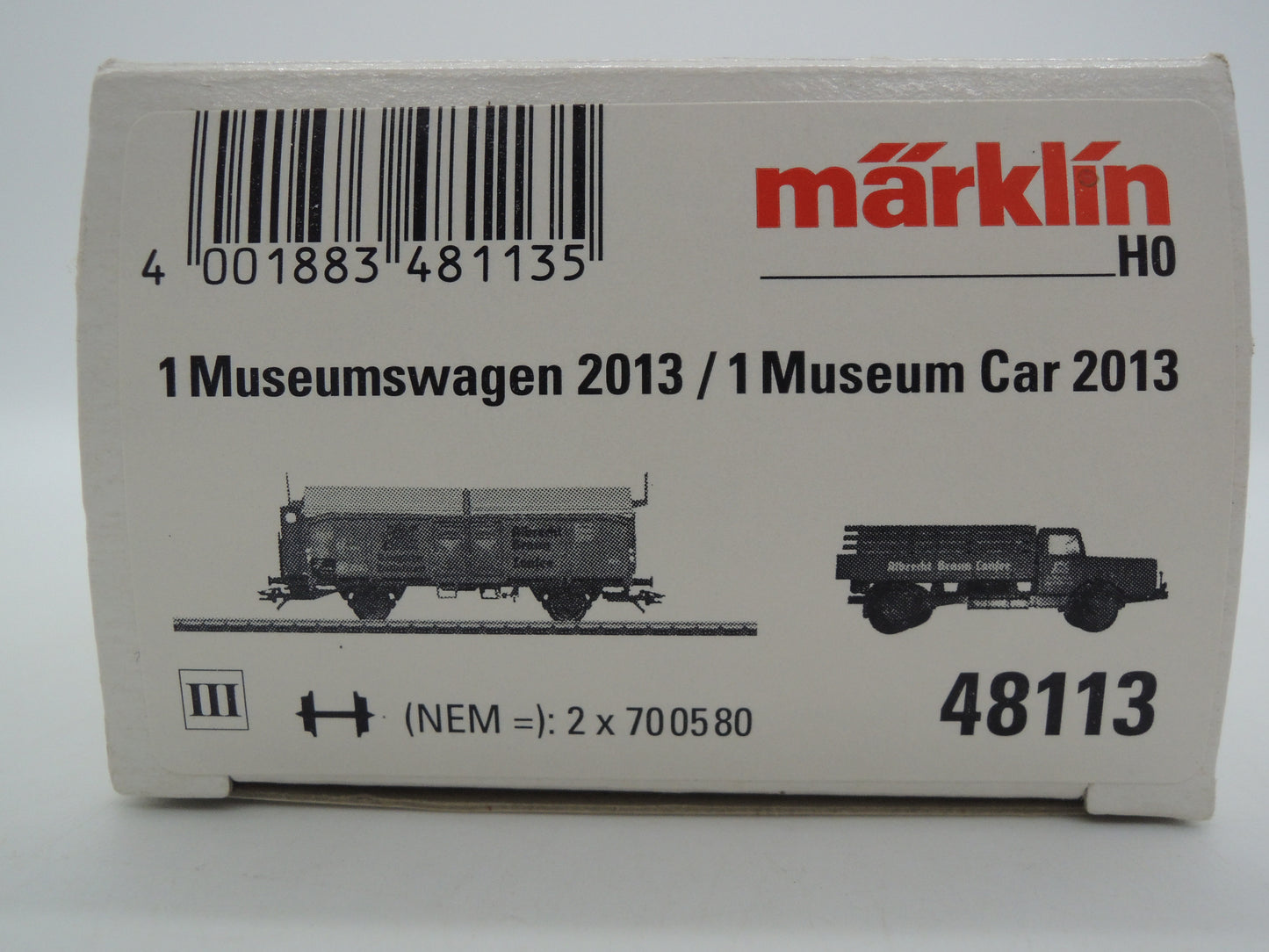 Märklin H0 - 48113/Museumwagen 2013 - Klapdekselwagen "Albrecht Braun" van de DB