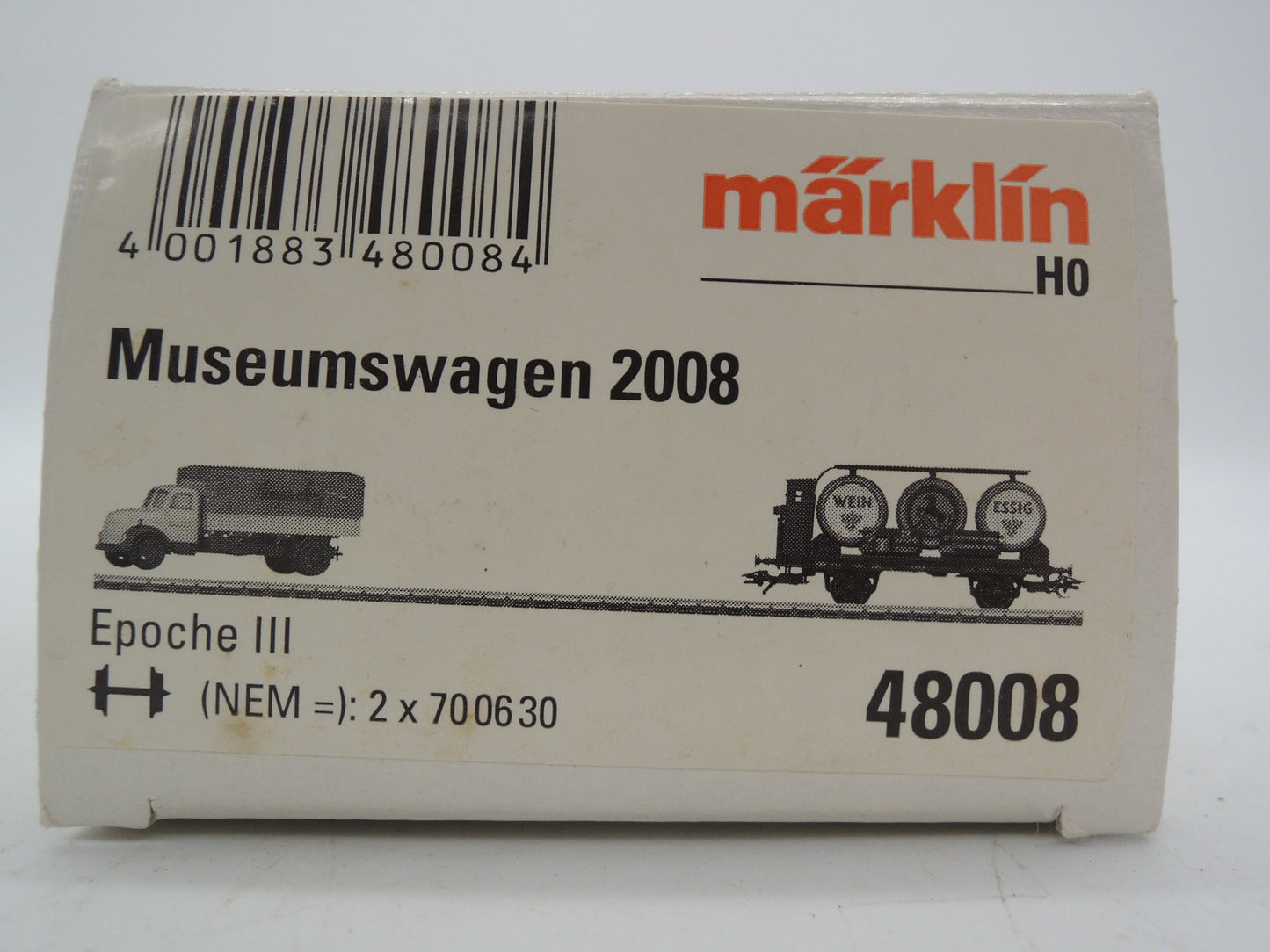 Märklin H0 - 48008/Museumwagen 2008 - Vatenwagen "Hengstenberg" van de DB