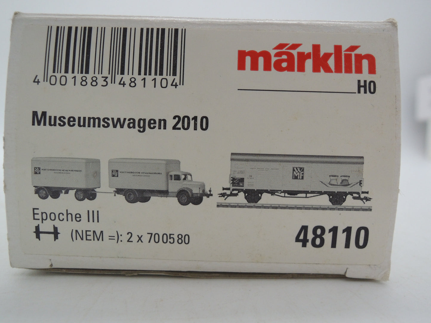Märklin H0 - 48110/Museumwagen 2010 - Gesloten goederenwagen "Württembergische Metallwarenfabrik" van de DB