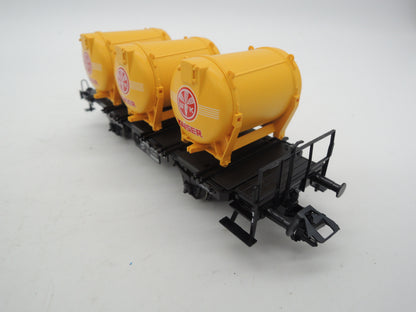 Märklin H0 - Museumwagen 2006 - Containerdraagwagen "Kaiser" van de DB