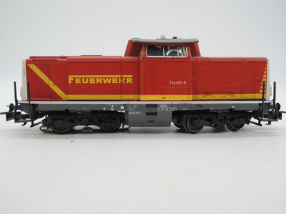 Märklin H0 - Uit set 29756 - Dieselloc, BR 714 "Feuerwehr" - Digitaal