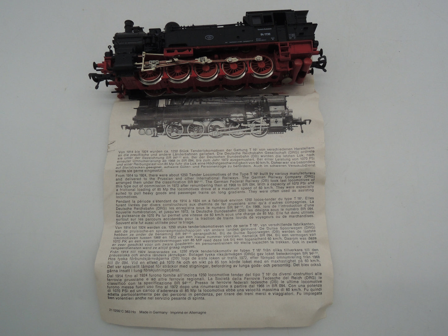 Fleischmann H0 - 4094 - Tenderloc, BR 94 van de DB