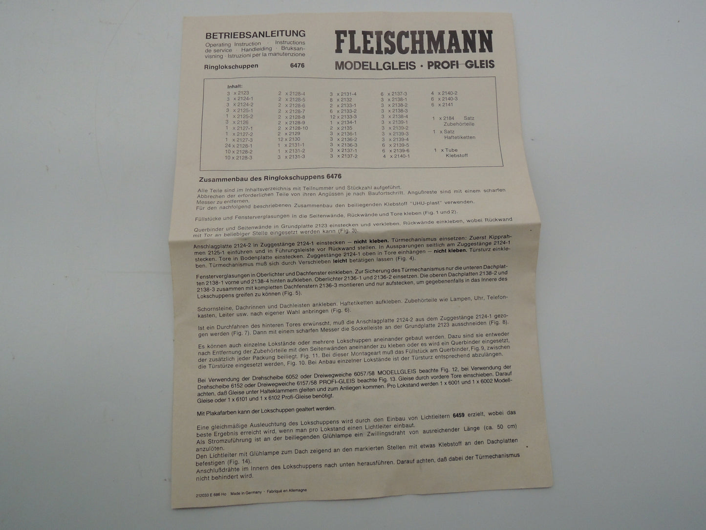 Fleischmann H0 - 6152 - Draaischijf, profi-rail, met 6 sporen