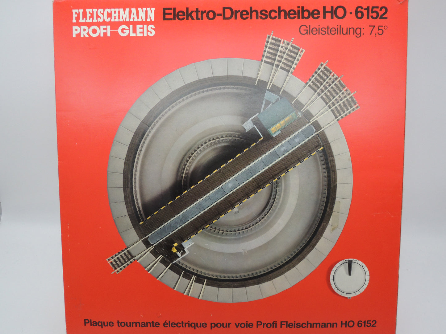 Fleischmann H0 - 6152 - Draaischijf, profi-rail, met 6 sporen