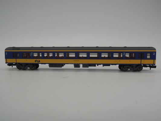 Minitrix N - 13334 - Personenwagen 2e klas van de NS