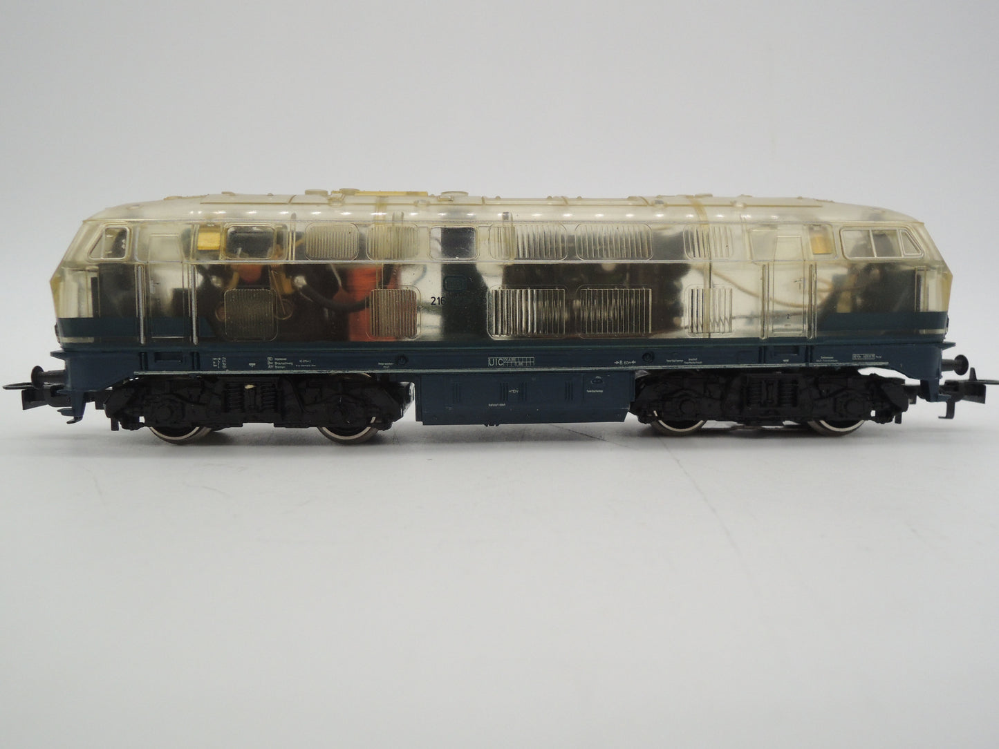 Märklin H0 - 3774 - Dieselloc, BR 216 van de DB met transparante kap - Digitaal