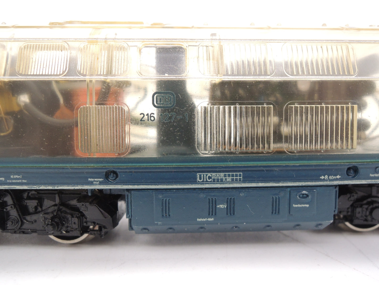 Märklin H0 - 3774 - Dieselloc, BR 216 van de DB met transparante kap - Digitaal