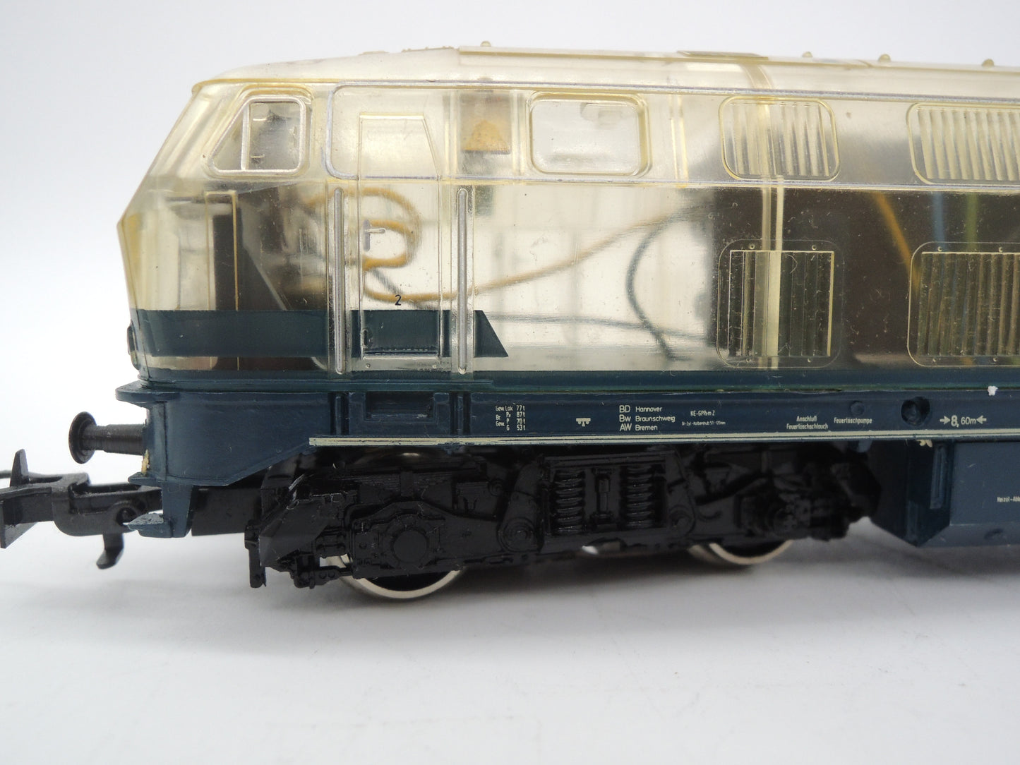 Märklin H0 - 3774 - Dieselloc, BR 216 van de DB met transparante kap - Digitaal