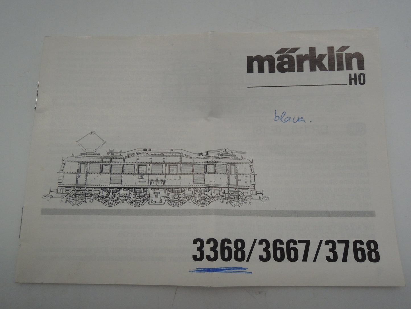 Märklin H0 - 3368 - E-loc, BR 118 van de DB - Digitaal