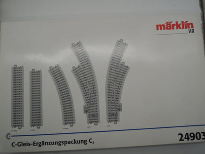 Märklin H0 - 24903 - C-Rail uitbreidingsset C3