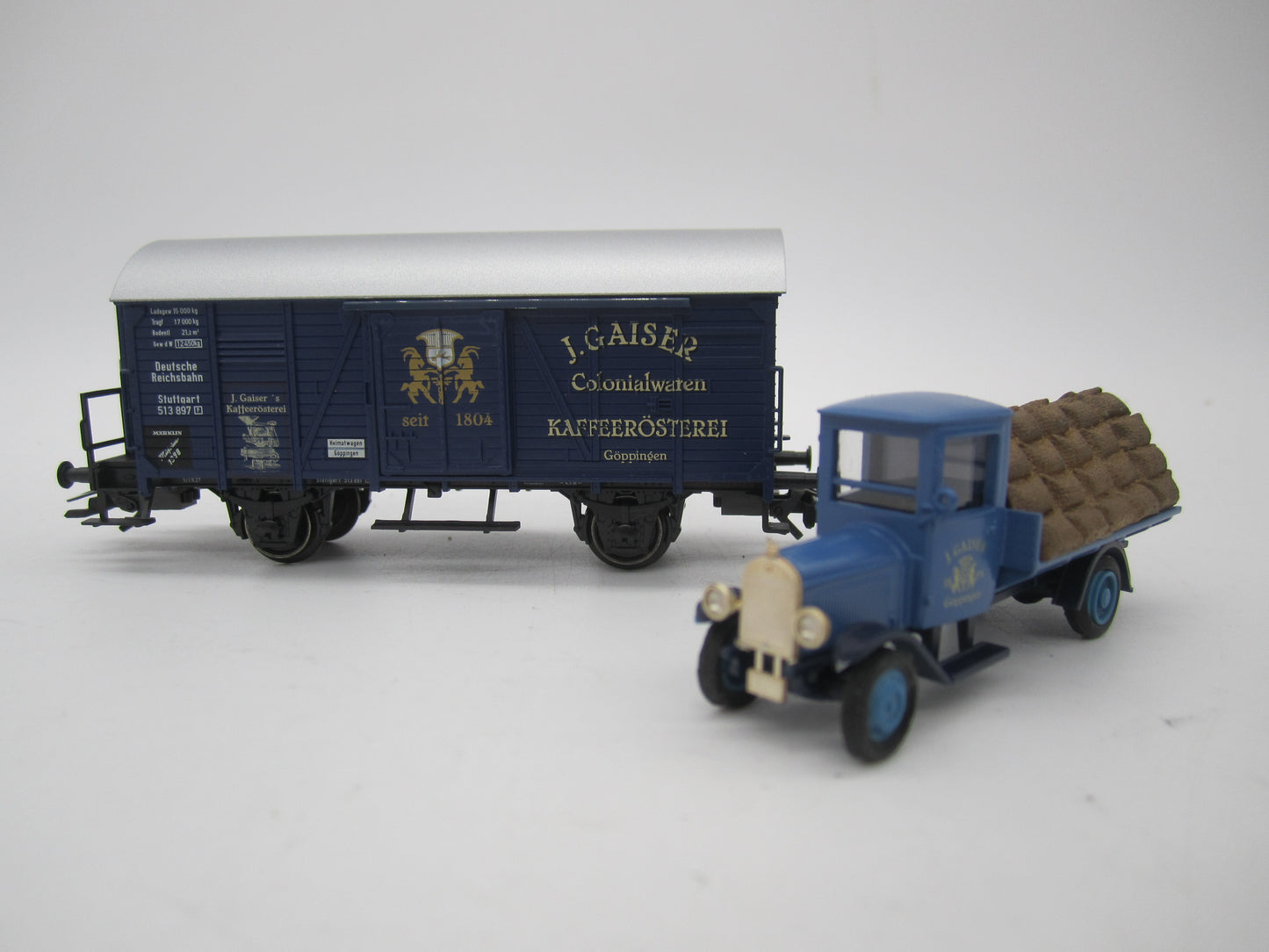 Märklin H0 - Museum 1998 - Gesloten goederenwagen "J.Gaiser" van de DRG