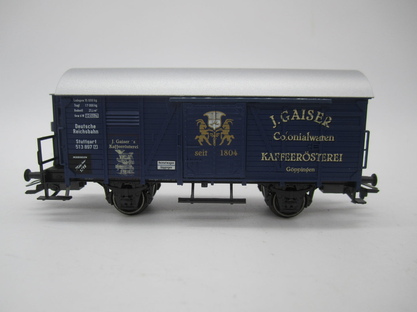 Märklin H0 - Museum 1998 - Gesloten goederenwagen "J.Gaiser" van de DRG